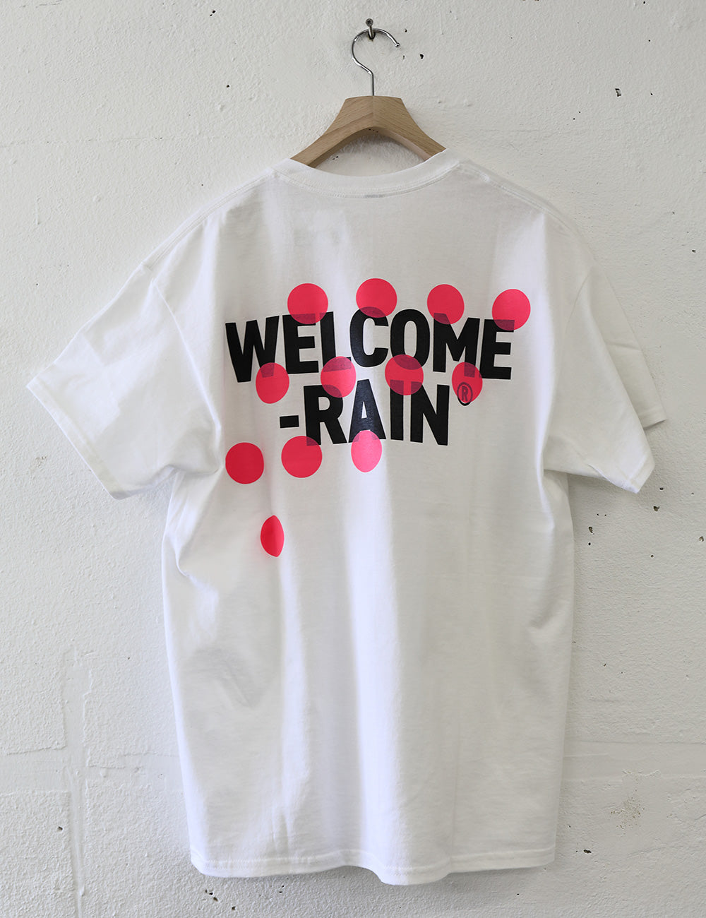 RAINDROPS LOGO T-SHIRTS [WR4-TS001] PINK – Welcome-rain