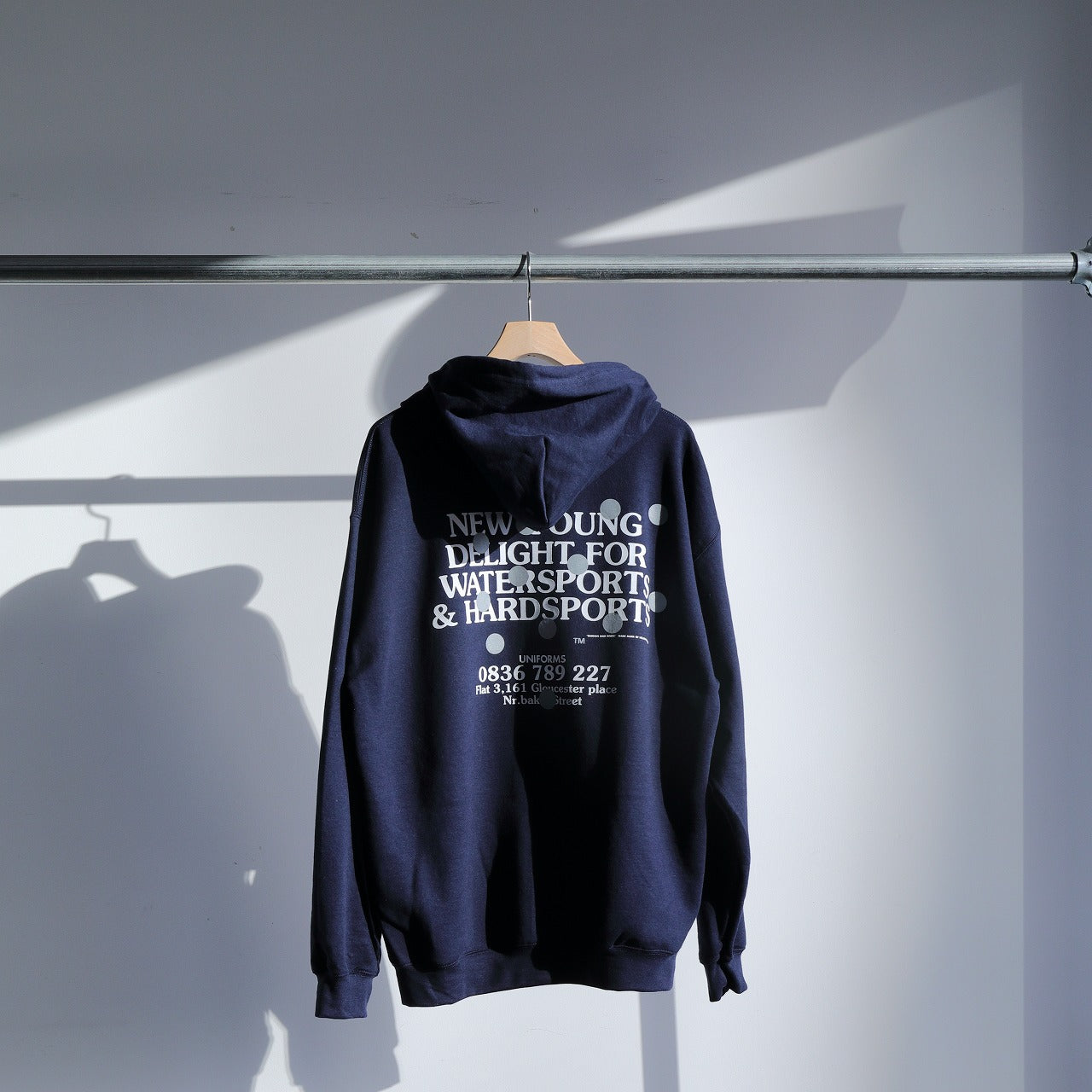 Nr. Barker Zip hoodie [WR8-SW01] NAVY