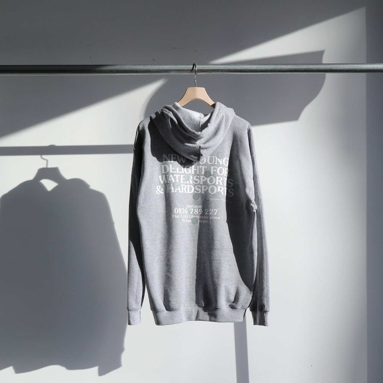 Nr. Barker Zip hoodie [WR8-SW01] GREY