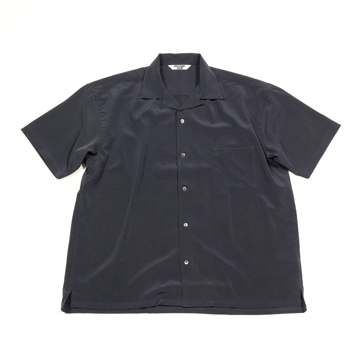Open Collar Shirt short [WR4-SH002] Navy