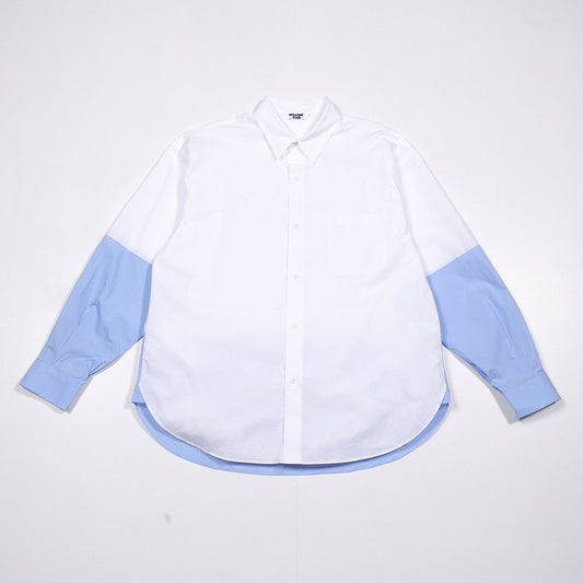 Switching Shirt [WR4-SH006] White/Sax