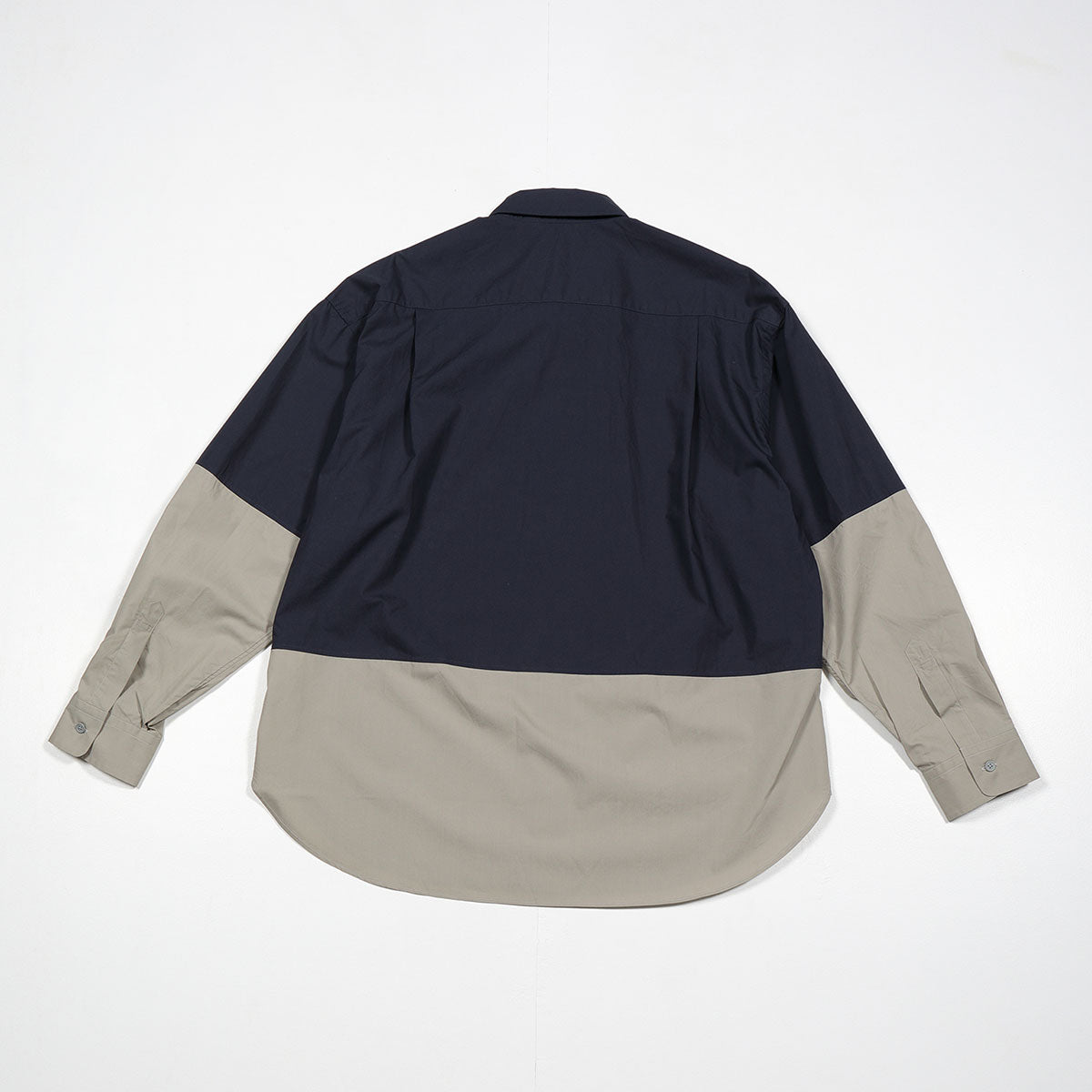 Switching Shirt [WR4-SH006] Navy/Grey