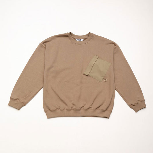 Sweatshirt with Pocket [WR4-CS004] Brown