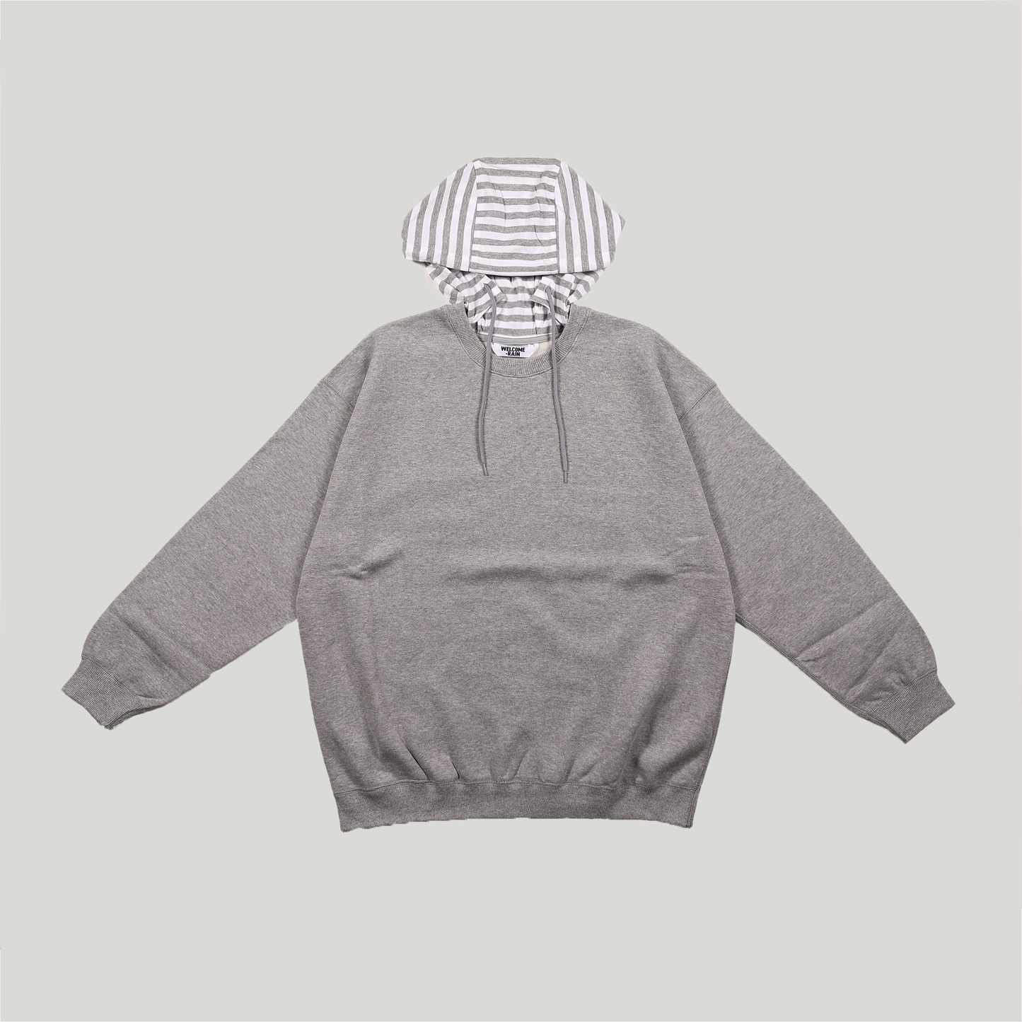 CREW NECK HOODIE [WR1-SW002C] Grey × Grey