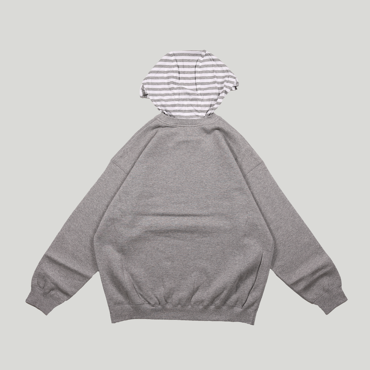 CREW NECK HOODIE [WR1-SW002C] Grey × Grey