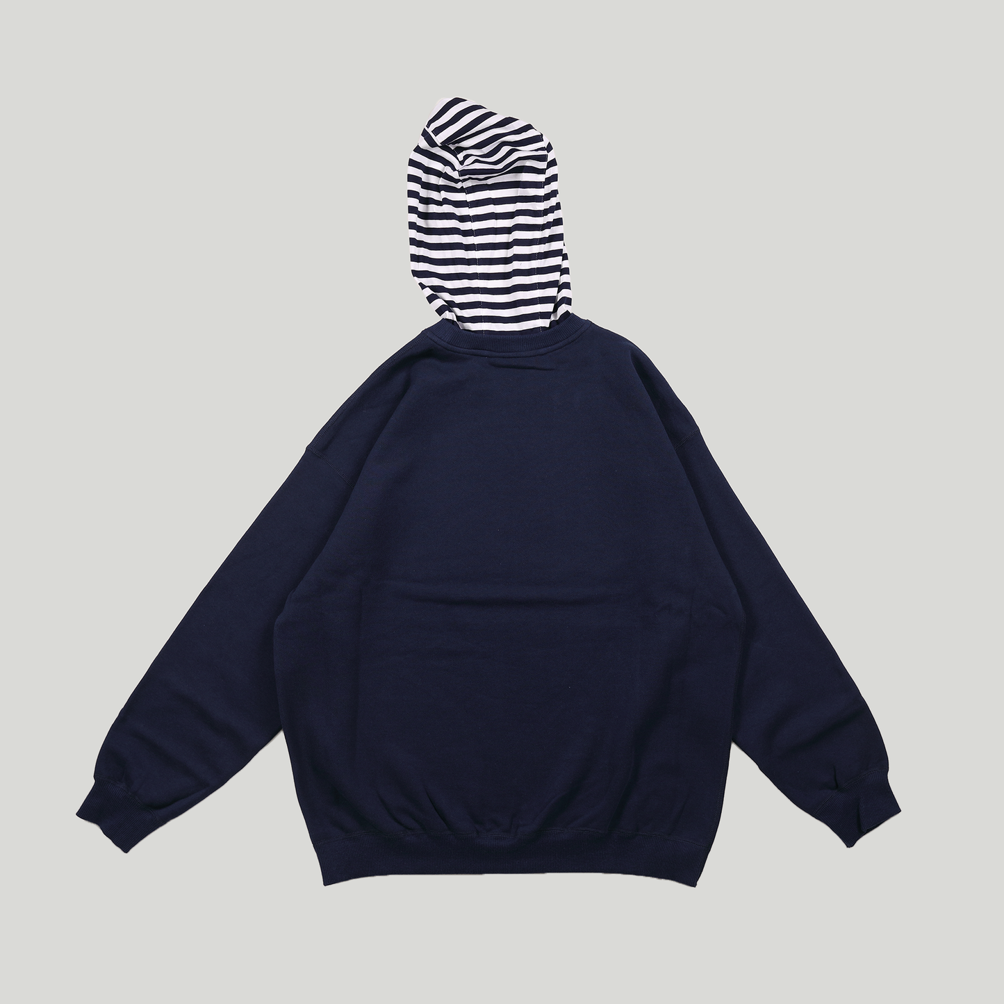 CREW NECK HOODIE [WR1-SW002C] Navy × Navy