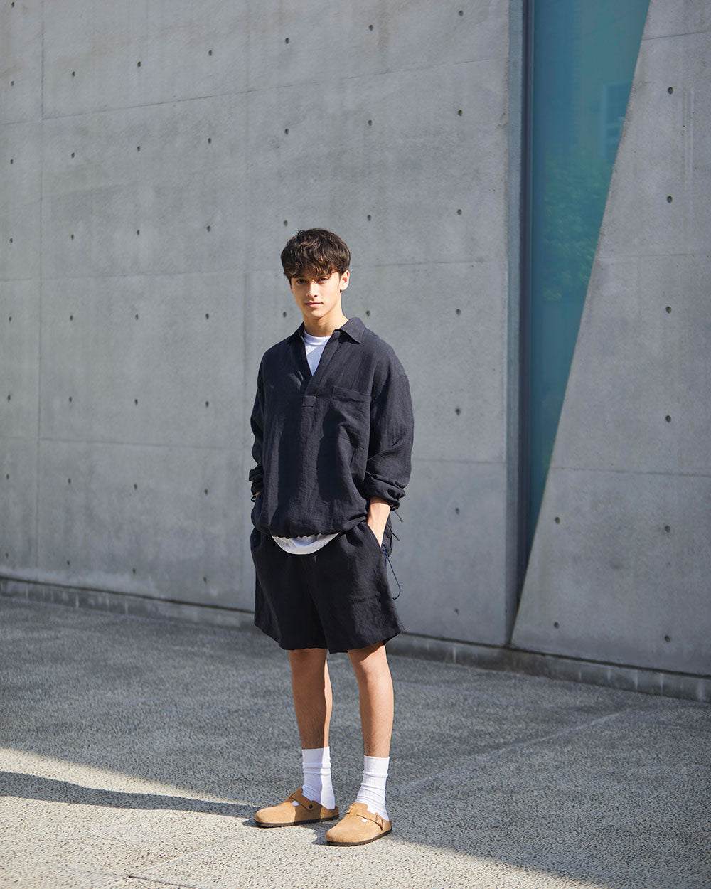 PULL OVER SHIRTS [WR2-SH001] Navy